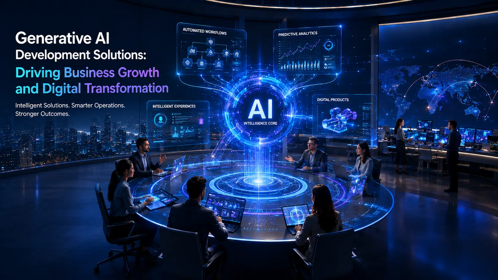 Generative AI Development Solutions Driving Business Growth and Digital ...